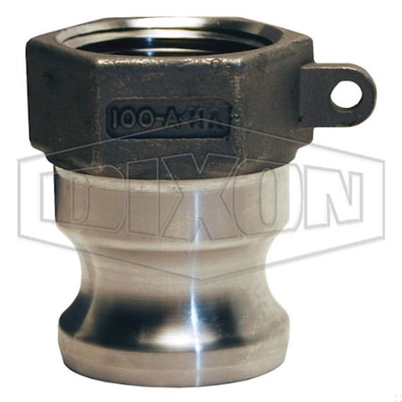 Dixon Type A Cam and Groove Adapter, 1-1/2 in, Male Adapter x FNPT, Hastelloy CW12MW, Domestic 150-A-HA